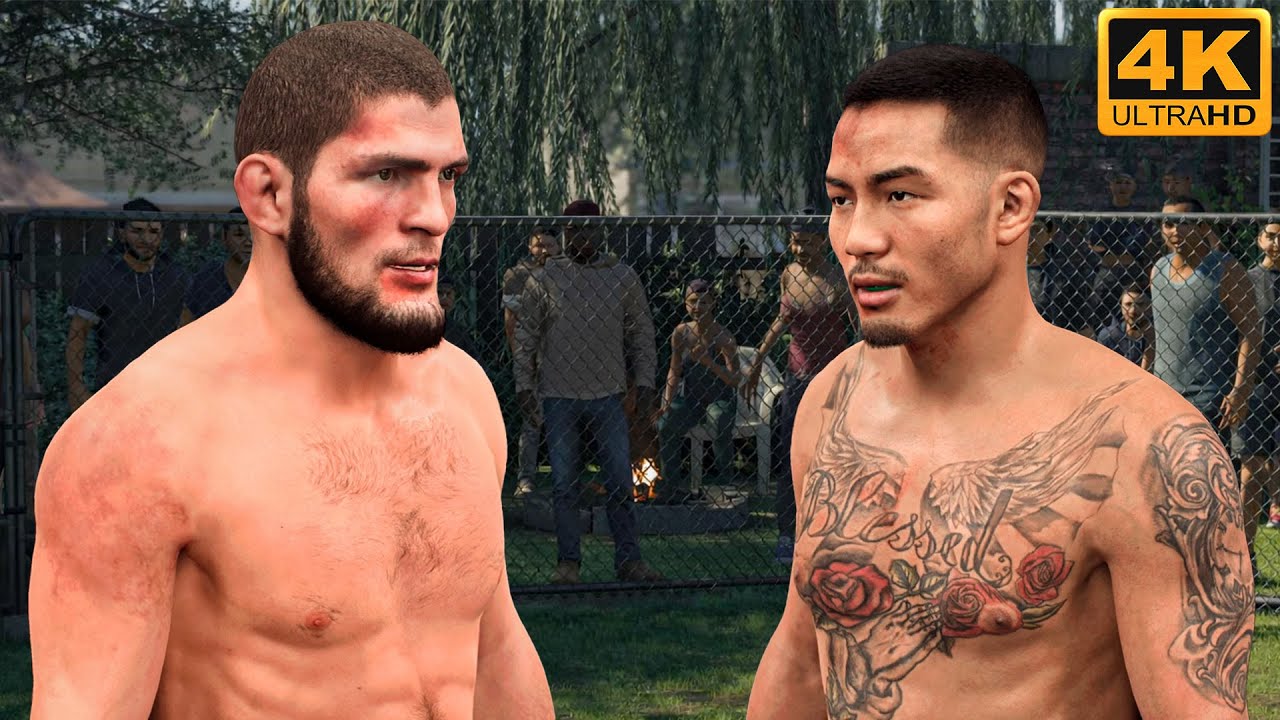 Joshua Van vs Khabib Nurmagomedov Backyard Street Fight UFC 5