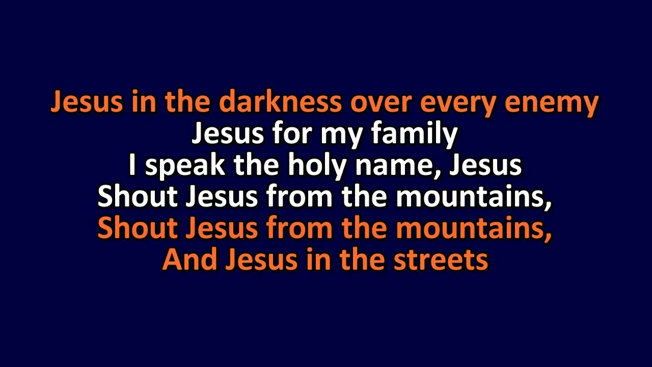 Here Be Lions - I Speak Jesus - Karaoke Instrumental Lyrics - ObsKure