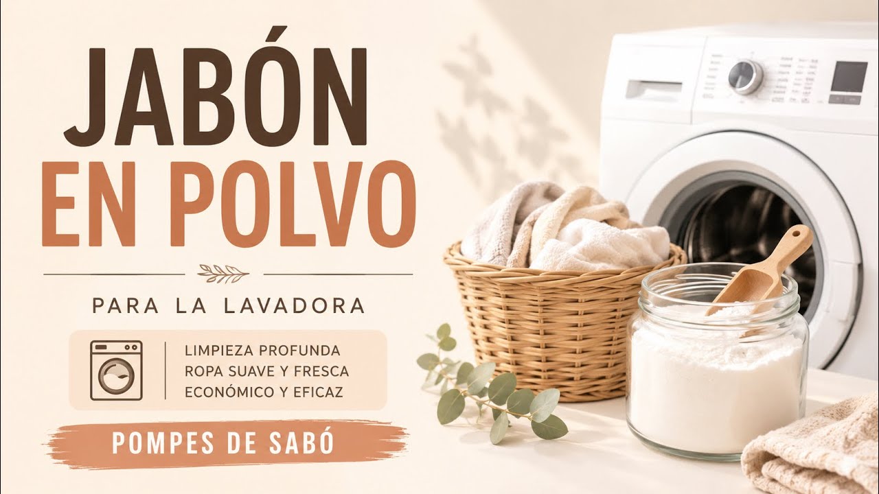 El MEJOR JABÓN en polvo para la LAVADORA que he probado