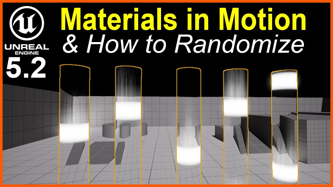 UE5 Tutorial: Create a Moving Material with Random Speeds on Multiple Objects. #unrealengine