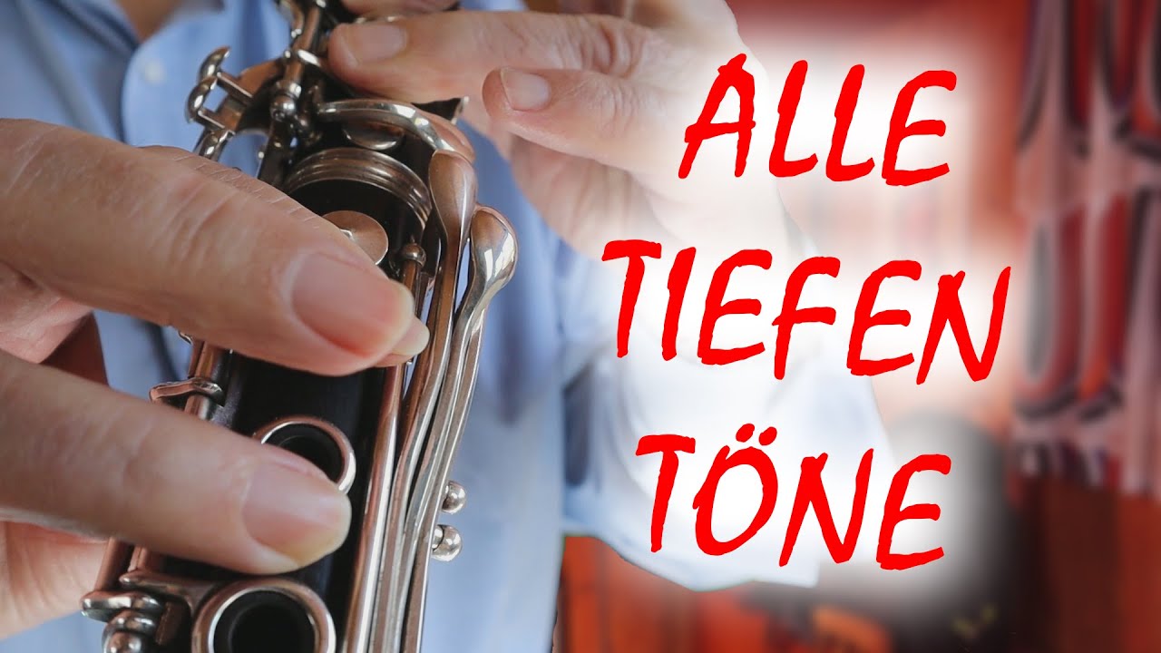 Grifftabelle: Alle Griffe im Tiefen Register | Klarinette Spielen Lernen