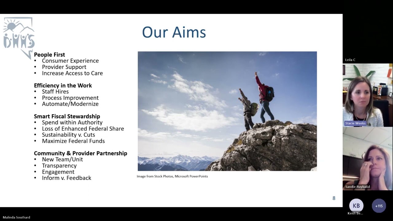 Nevada Medicaid Stakeholder Legislative Implementation Update