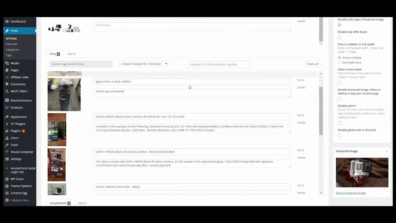 Content Egg Wordpress Plugin