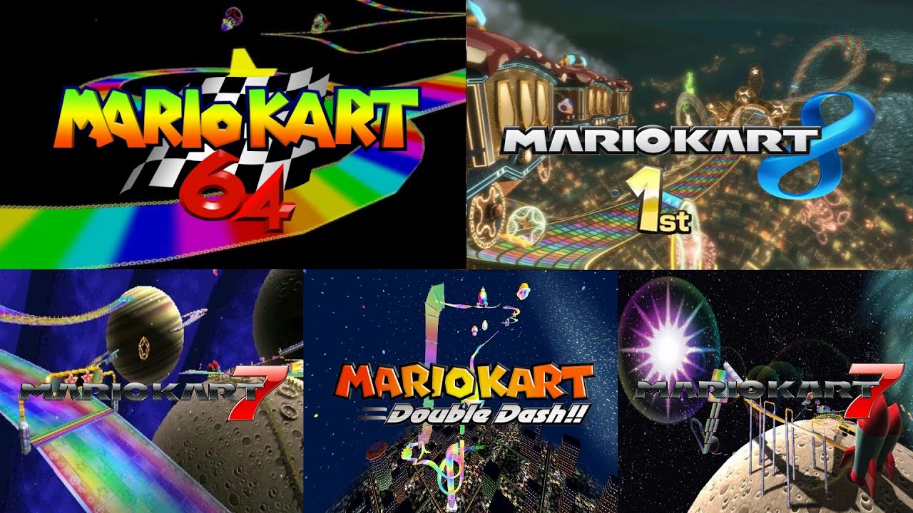N64 Rainbow Road MashUp V2 (Only MarioKart Music)