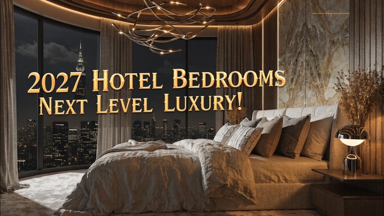 2027 Hotel Bedroom Design Trends 🏨✨ Luxury, Smart Comfort & Next-Level Innovation!
