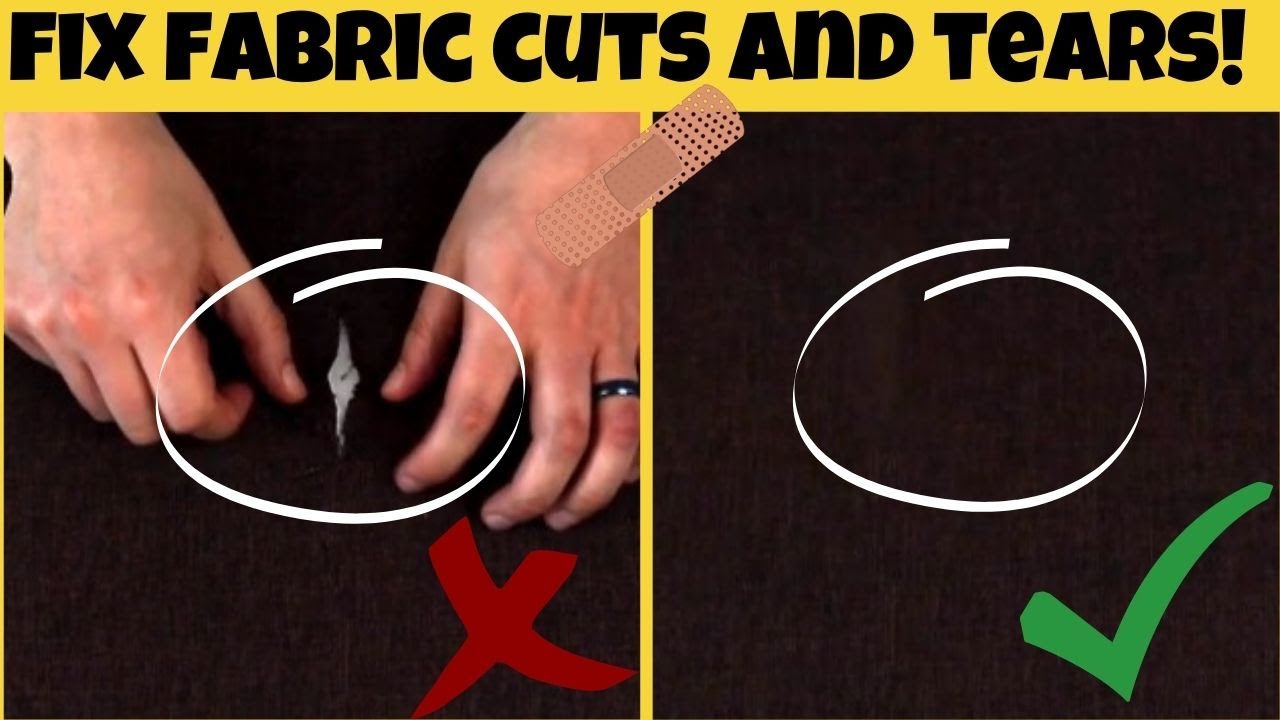 DIY Repair Fabric and Carpet Cuts, Rips and Tears