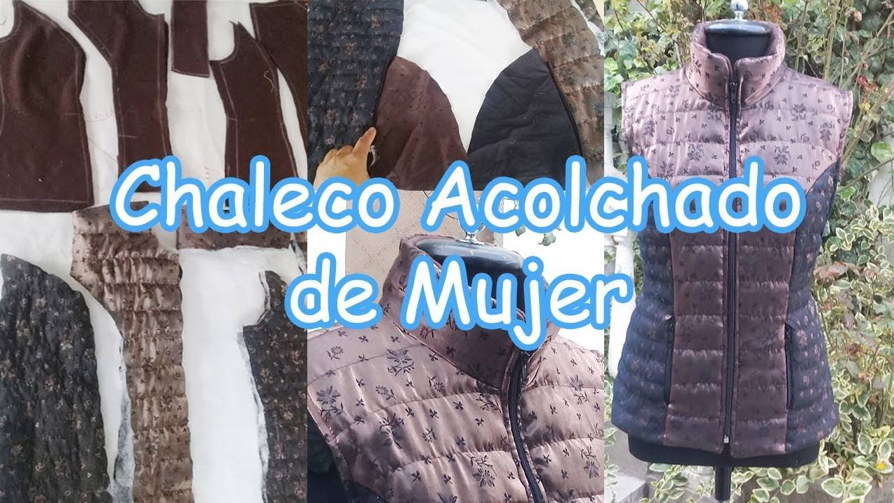 Chaleco Entallado Acolchado de mujer 2da parte/Padded waistcoat for women 2nd part