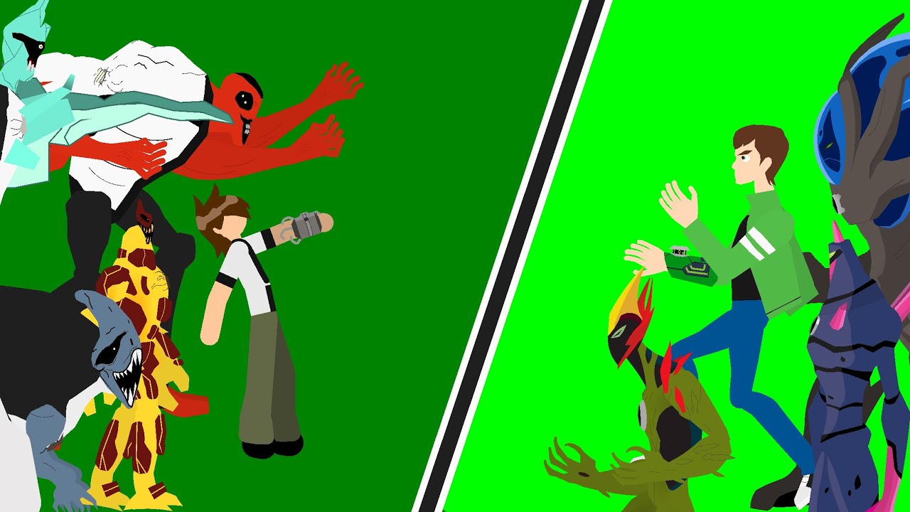 Ben10 vs Ben carnitrix STICKNODES