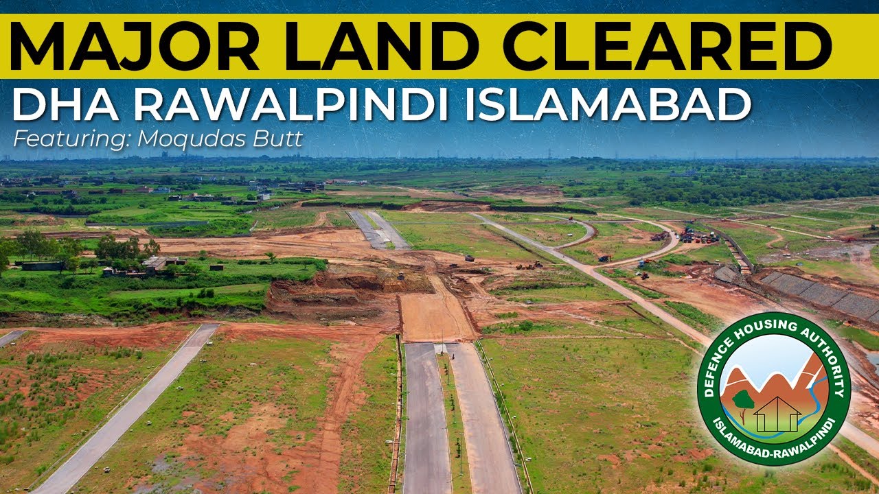 👀 Watch major land clearing on 🛣️ GRAND BOULEVARD in DHA Phase 3 Rawalpindi |Property Gupshup