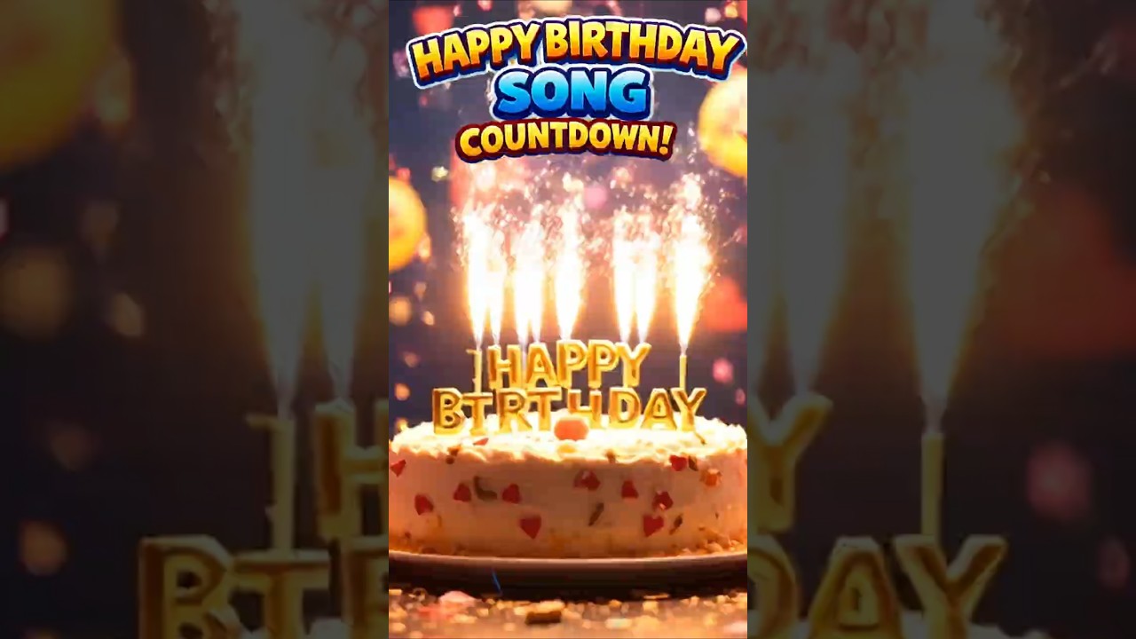 🎉 Happy Birthday Song | Birthday Countdown | Happy Birthday To You Wishes 