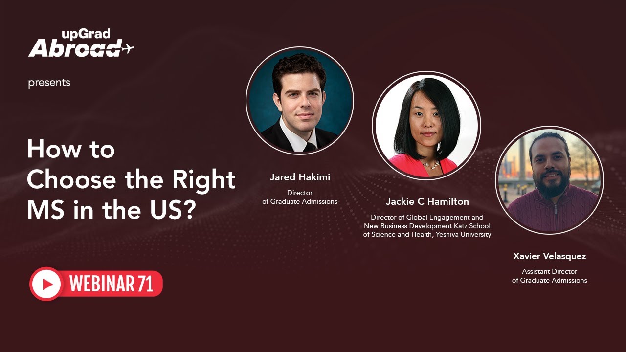 How to choose the right MS in the US? || upGrad Abroad