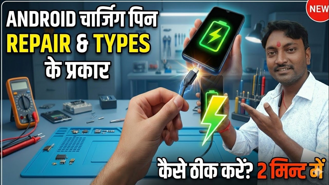 All mobile charging pin solution सभी एंड्रॉयड मोबाइल का चार्जिंग पिन चेंज करे सरल और आसान तरीका 