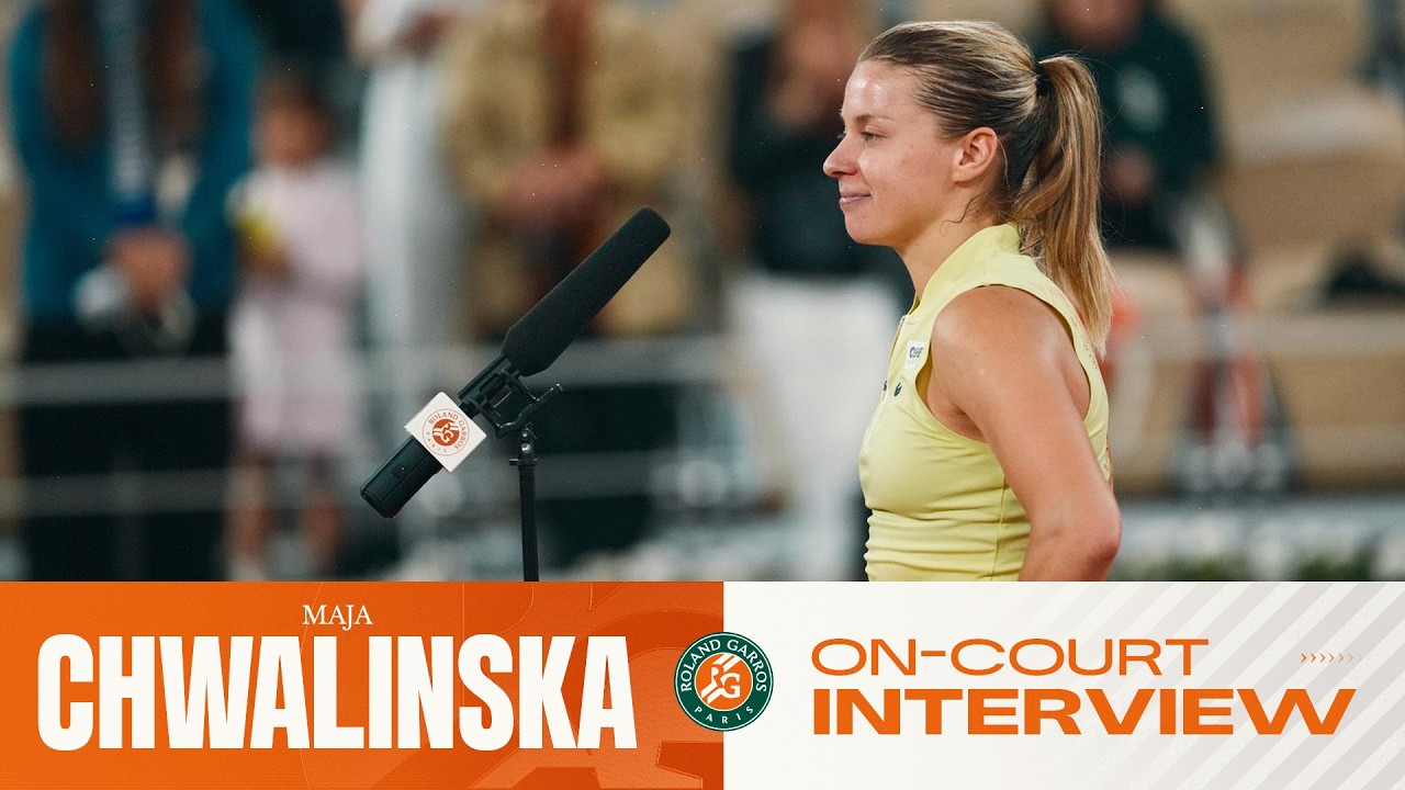 Maja Chwalinska | Semi-final on-court Interview | Roland-Garros 2026