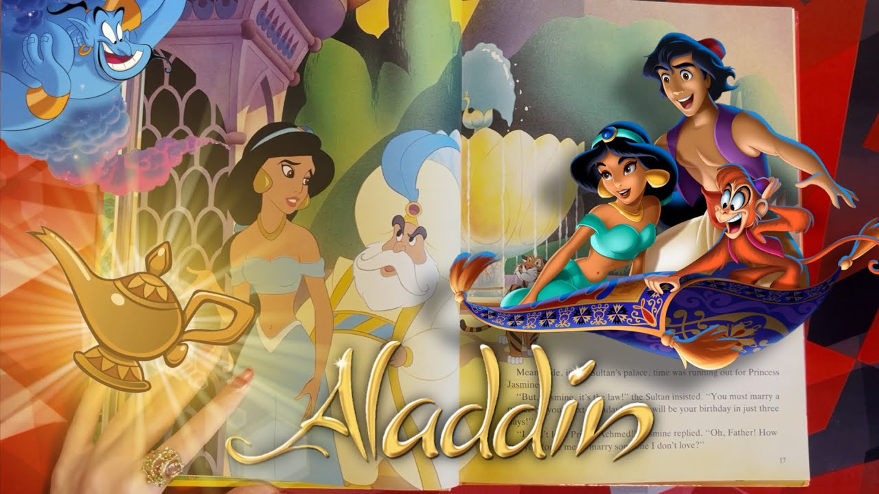 🏜️ ✨ Reading Disney’s Aladdin With Sydney & Starlette! 🧞‍♂️✨