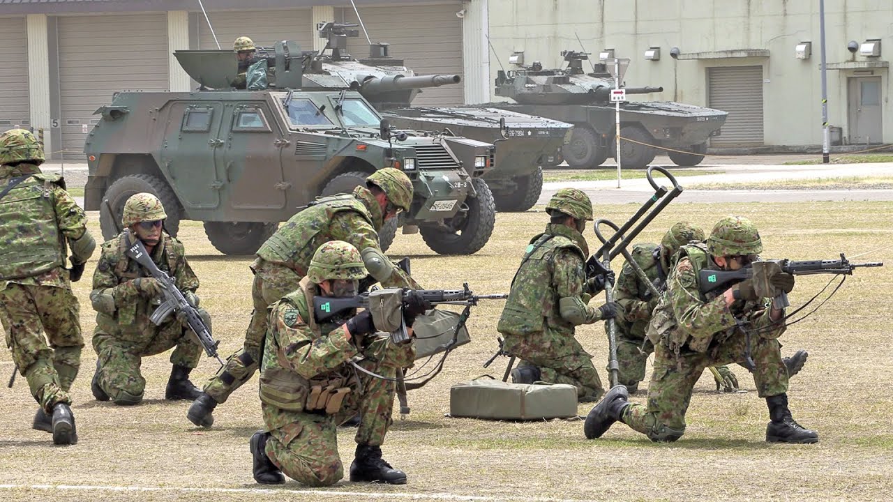 【4年ぶり“令和”最初の模擬戦闘訓練】陸上自衛隊 高田駐屯地 創設73周年記念行事 2023｜16式機動戦闘車初参加｜89式5.56mm小銃・5.56mm機関銃ミニミ・12.7mm重機関銃M2空包射撃
