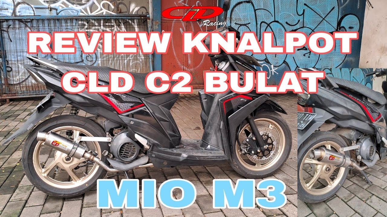 Review Cek Sound Knalpot Yamaha Mio M3, CLD Racing C2 Bulat