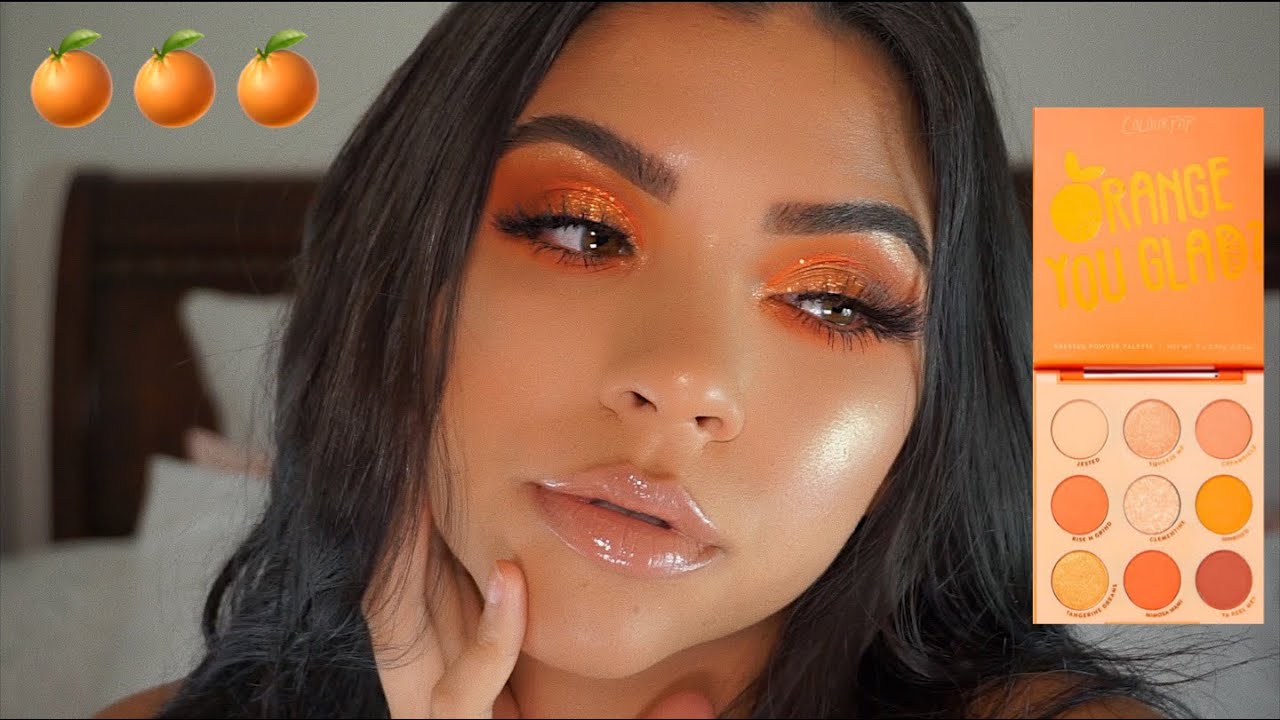 NEW!! COLOURPOP ORANGE YOU GLAD EYE MAKEUP