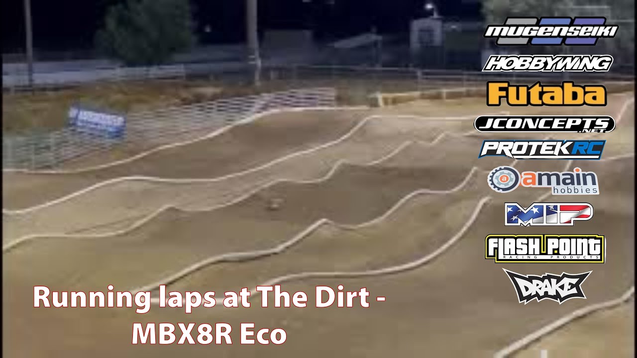 Running laps at The Dirt - MBX8R Eco