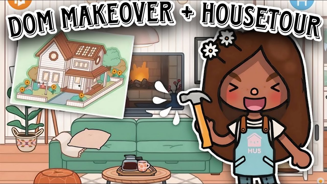 ESTETYCZNY DOM MAKEOVER + HOUSETOUR 🏡 | TOCA BOCA HISTORYJKI PO POLSKU | TOCA LIFE WORLD