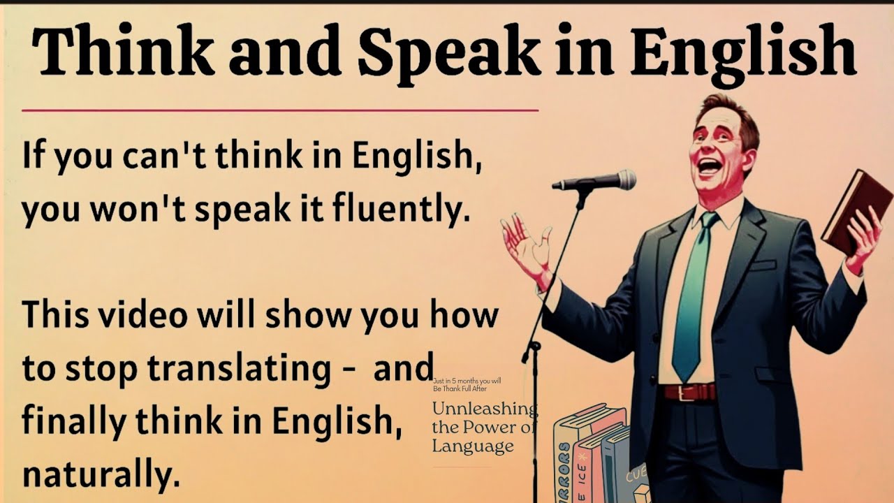 Think Directly in English 🧠 | Graded Reader | Speak Fluently Without Translation