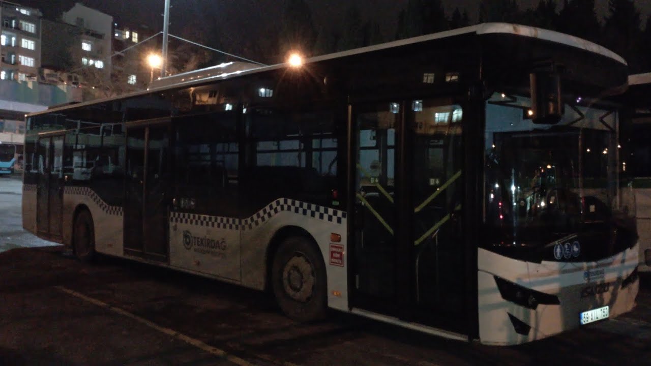 Tekirdağ Belediye Otobüs Turu #20           (34 Süleymanpaşa - Kapaklı) İsuzu Citiport