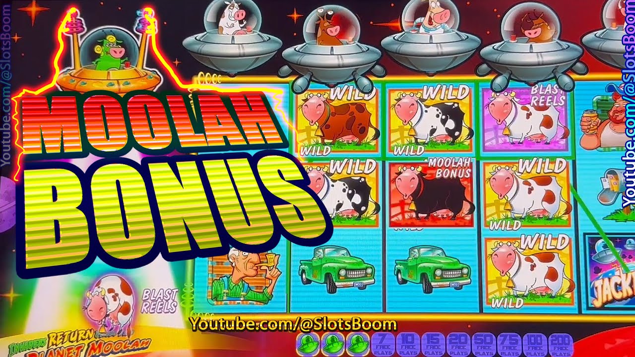 Бонус Moolah в режиме реального времени!!! Возвращение захватчиков с планеты Moolah - Игровые авт...