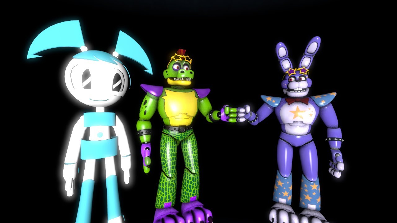 [SFM/FNAFSB] Jenny gets Glamrock Bonnie back