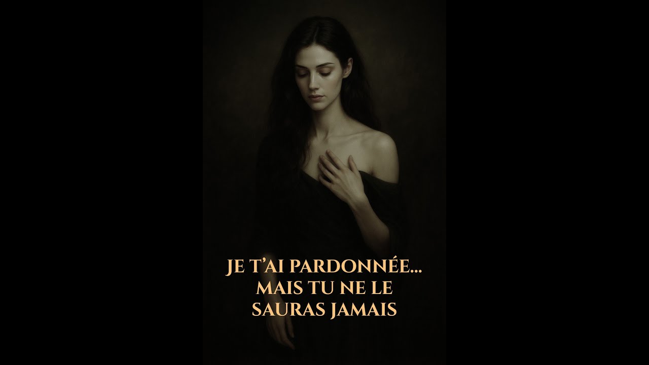 Je t’ai pardonnée… Et tu ne m’oublieras jamais