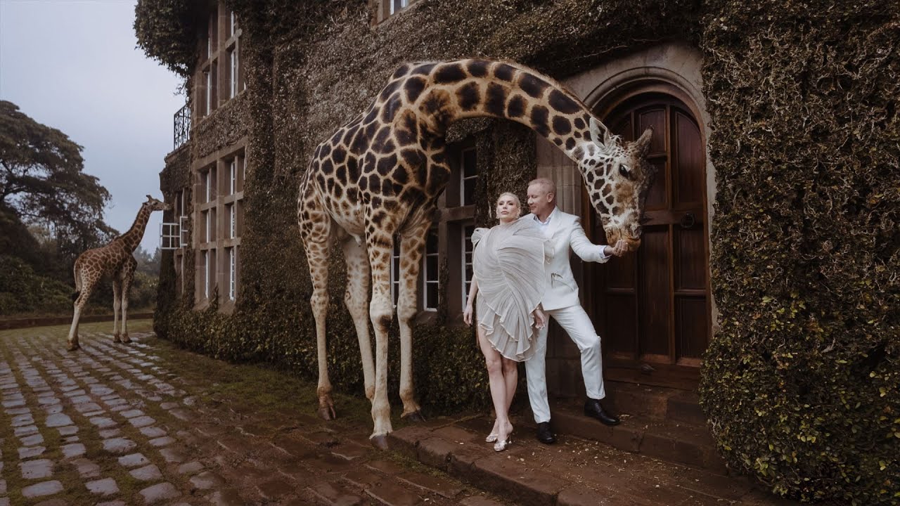 We Shot a Wedding at the Most Unreal Venue in Kenya - Nathan & Monica | Giraffe Manor