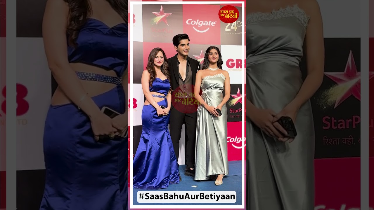 Dil Ko Tumse Pyaar Hua actors Aditi Tripathi, Akshit Sukhija & Urvashi Pardeshi at 24th ITA Awards