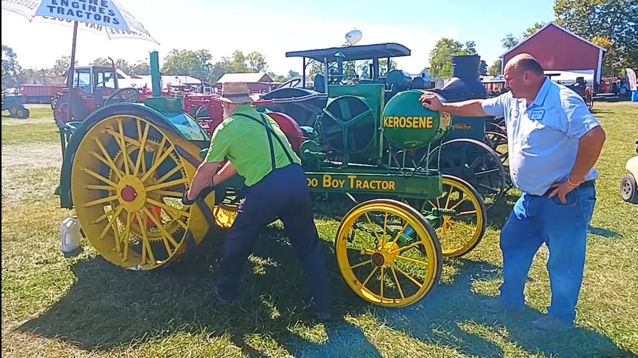 Waterloo Boy Tractor Startup And Drive | Nappanee Indiana
