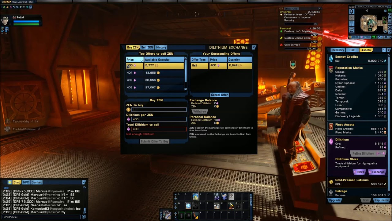 Star Trek Online - Teacher's Corner - Making Free Zen in STO