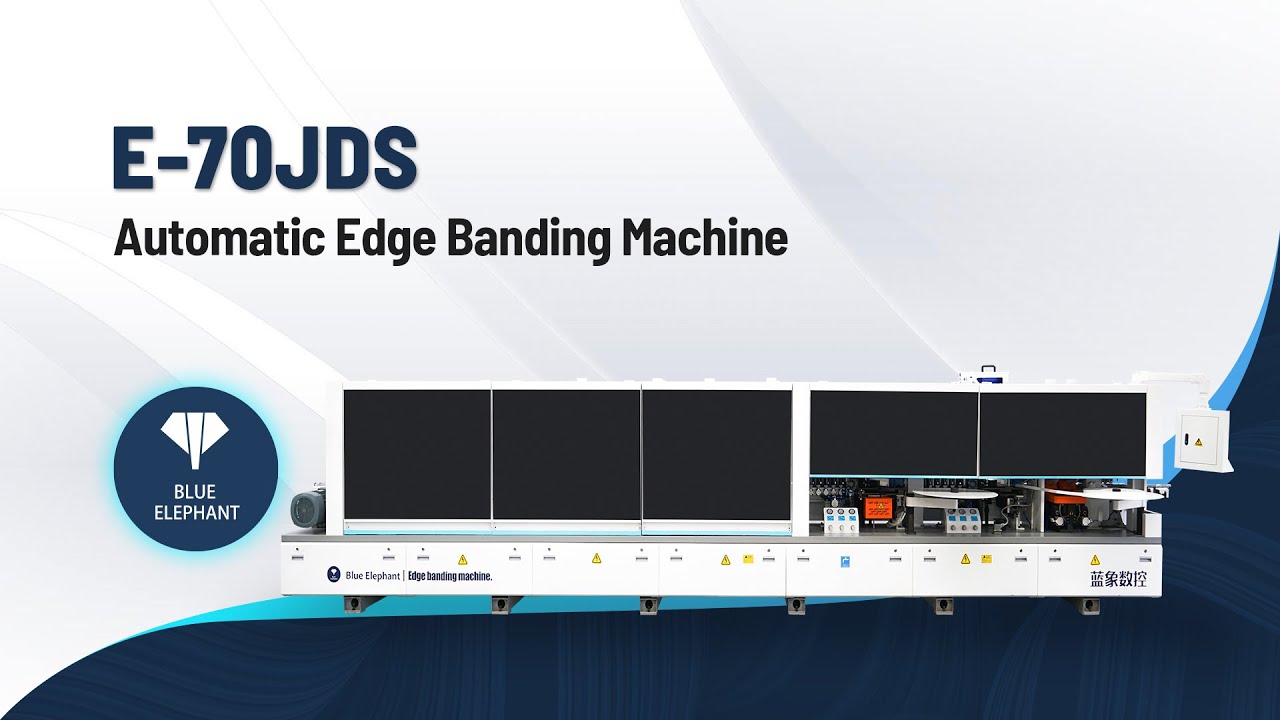 E70JDS Automatic Edge Bander Double Gluepot Edge Banding Machine at Good Price in Russia RU