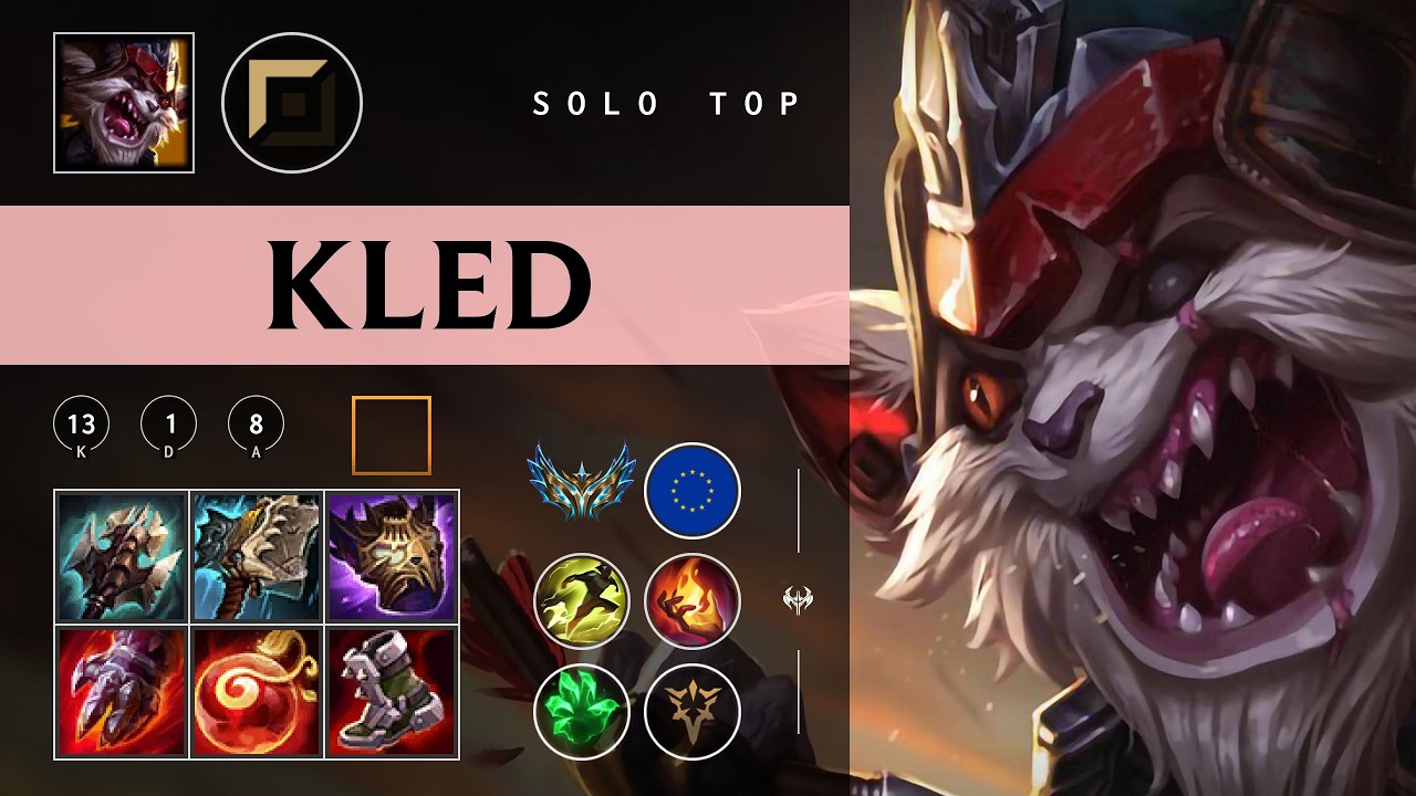 Kled Top vs Sion - EUW Challenger Patch 26.03