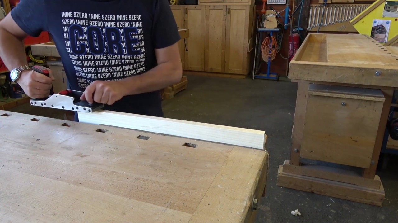 Utilisation d'un rabot &agrave; planer Rali 260 Evolution
