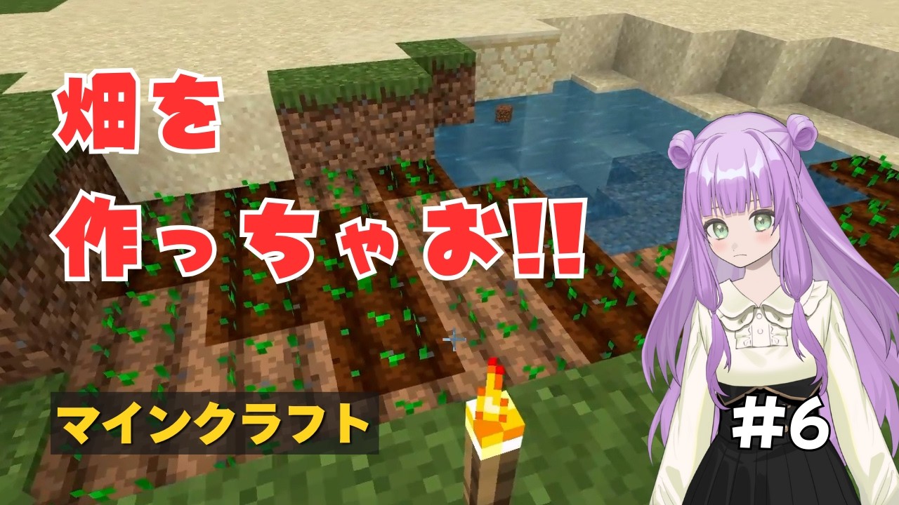 【マインクラフト】のんびりマイクラ生活#6『畑を作っちゃお!!』