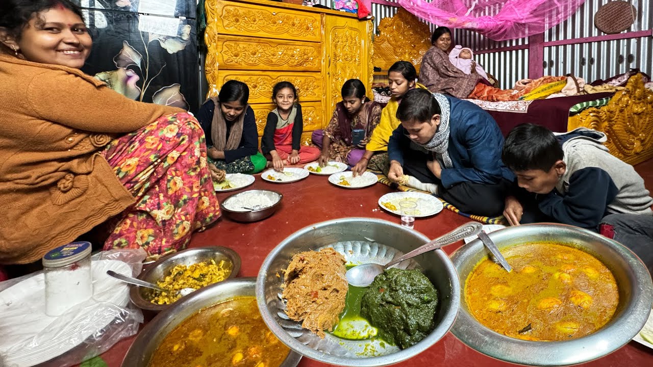 We all had a picnic and ate together at night | Ardra Cooking