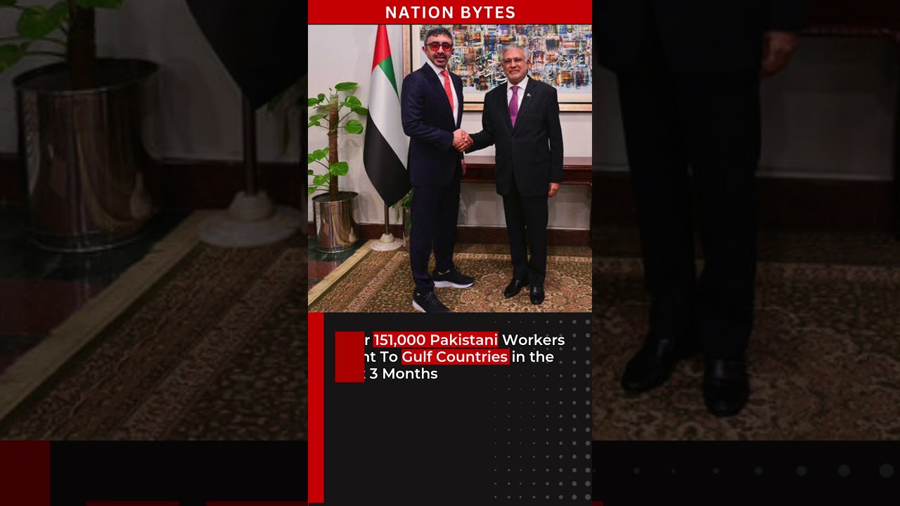 Over 151,000 Pakistani Workers Went To Gulf Countries in the Last 3 Months