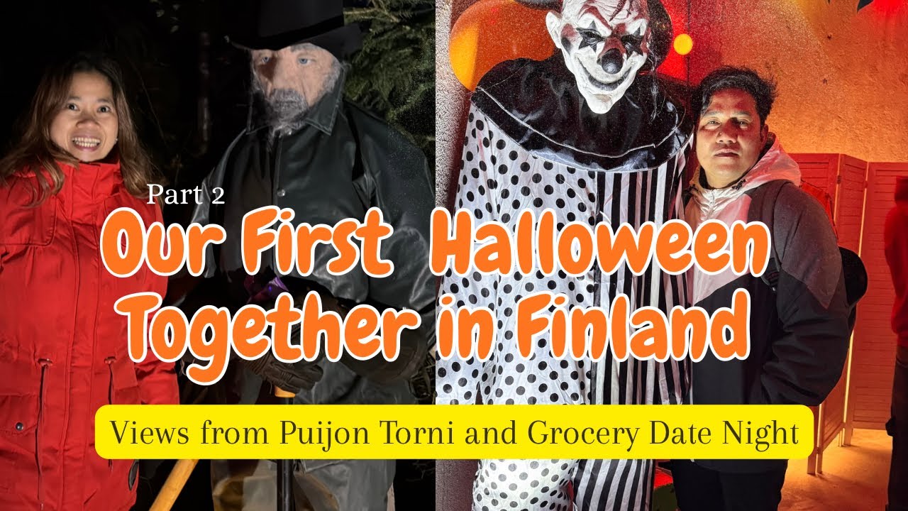 .	Halloween Vibes in Finland | Exploring Kuopio & Grocery Date Night🎃❤️🇫🇮 