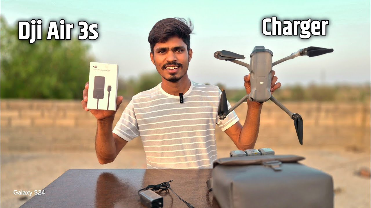 Dji Air 3 Air 3s ke liye Original Charger  DJI 65W Portable Charger  Unboxing Review