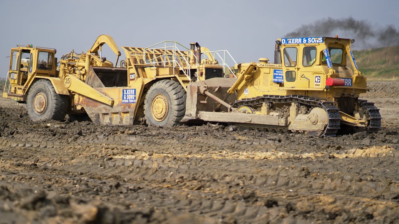 Cat D9's and Scrapers