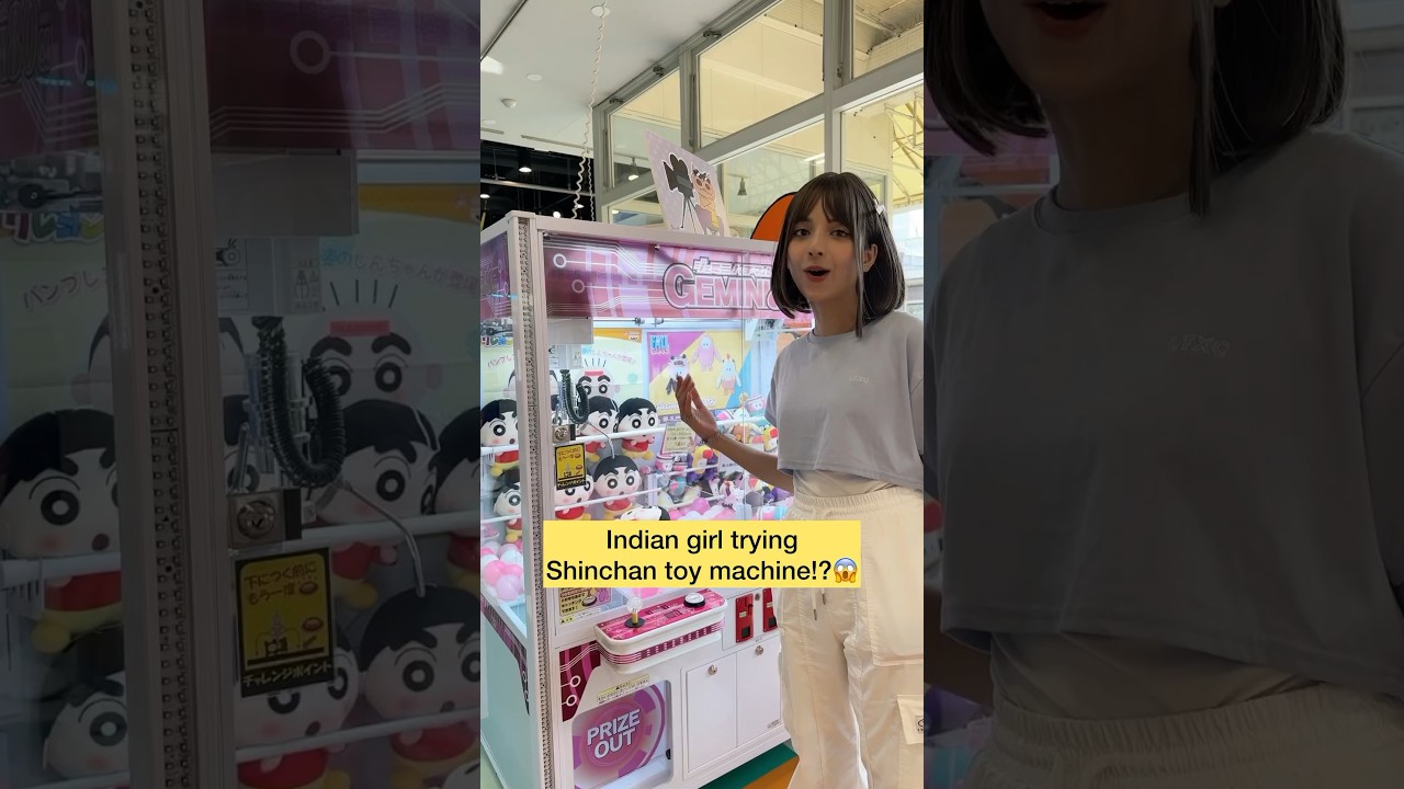 Shinchan toy machine!?😱 
