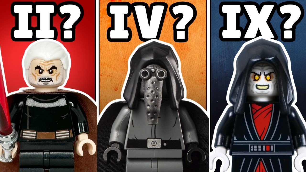 Лучшие минифигурки Lego Star Wars для каждого фильма Star Wars.