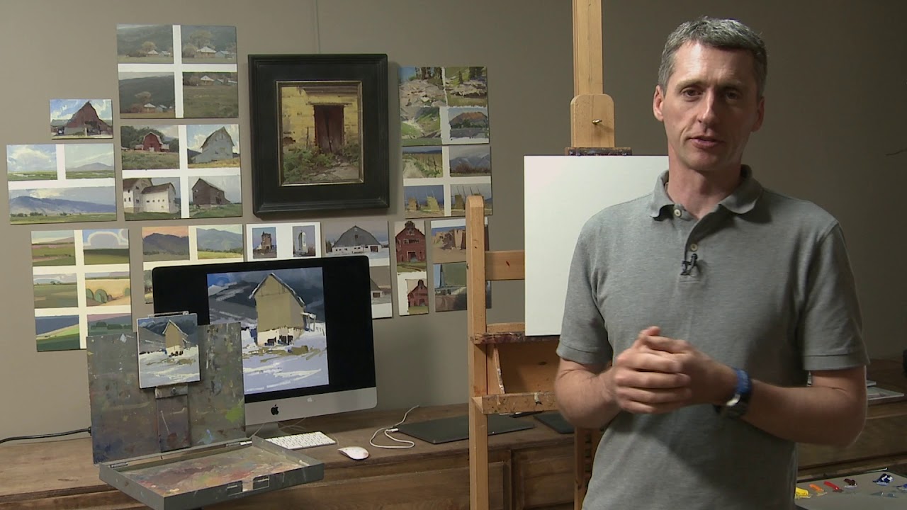 David Dibble Composing Paintings through Small Studies