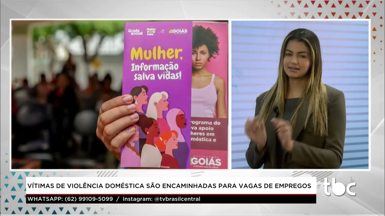 Jornal Brasil Central |26-02-26| Vitimas Violência Doméstica são encaminhas para Vagas de Empregos