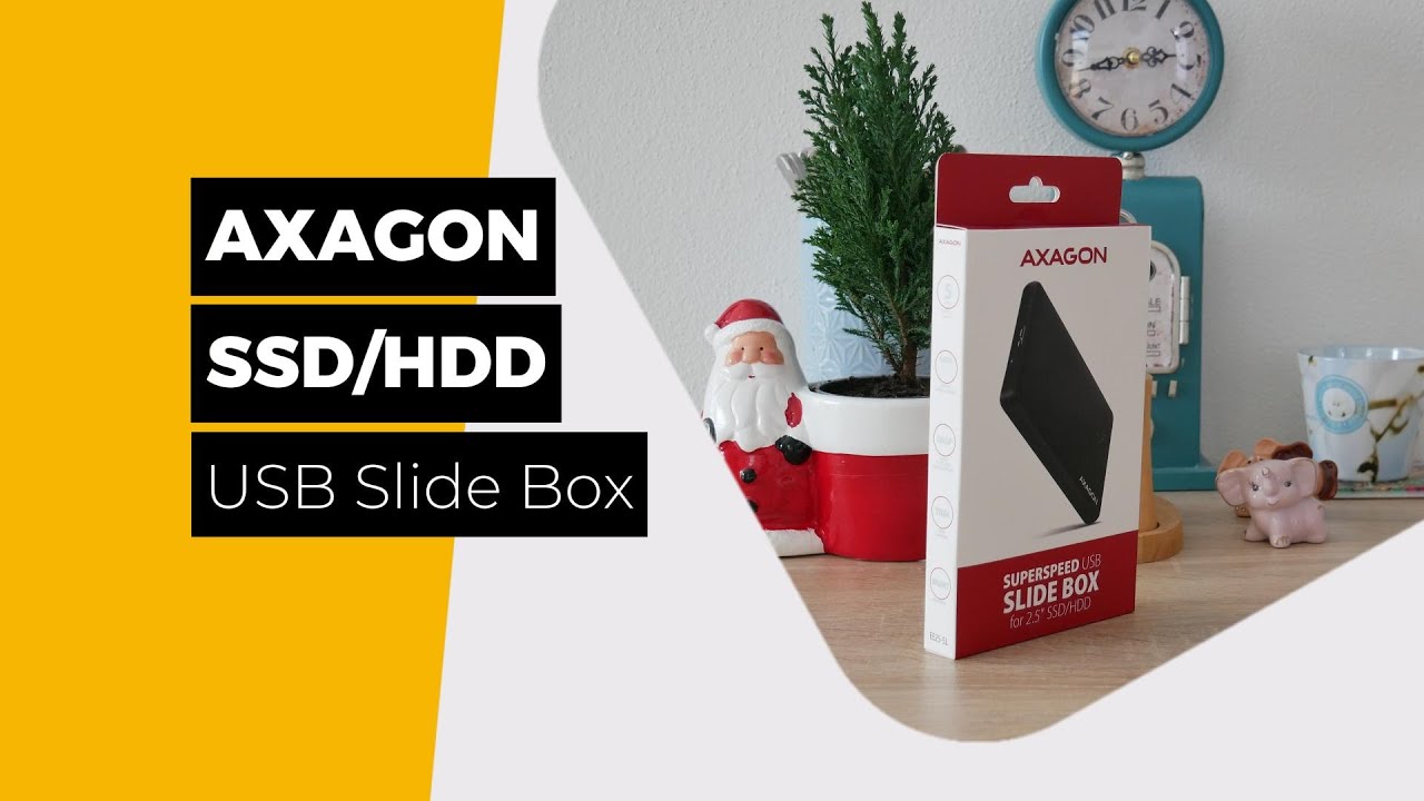 AXAGON Superspeed USB Slide Box for 2.5