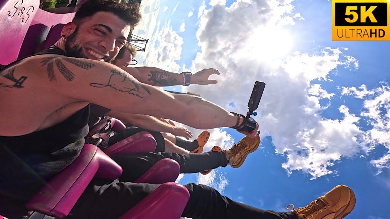 Serengeti Flyer POV 5K World’s Largest Screamin’ Swing! Busch Gardens Tampa Bay, FL