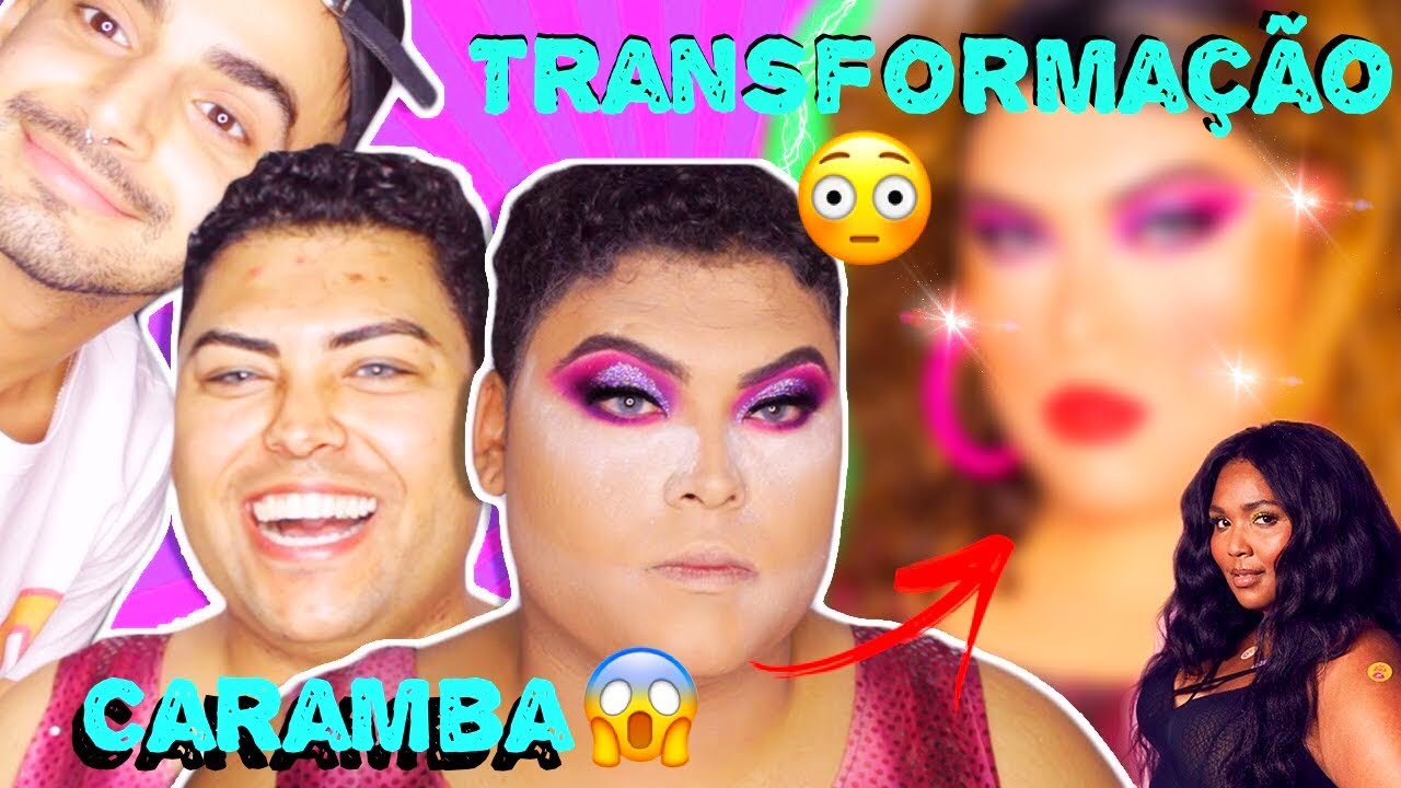 MAKEUP RADICAL!💄ELE VIROU OUTRA PESSOA 😱| Victor Nogueira