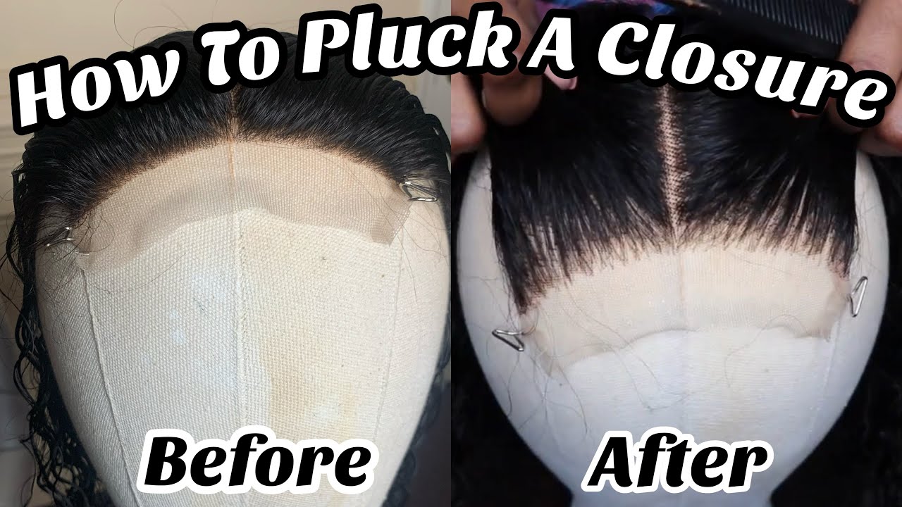 How To Pluck A Lace Closure!!! | Beginner Friendly | Very Detailed | Natural Hairline