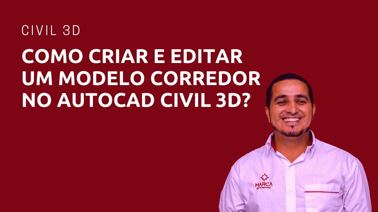 Como criar e editar um modelo corredor no AutoCAD Civil 3D?